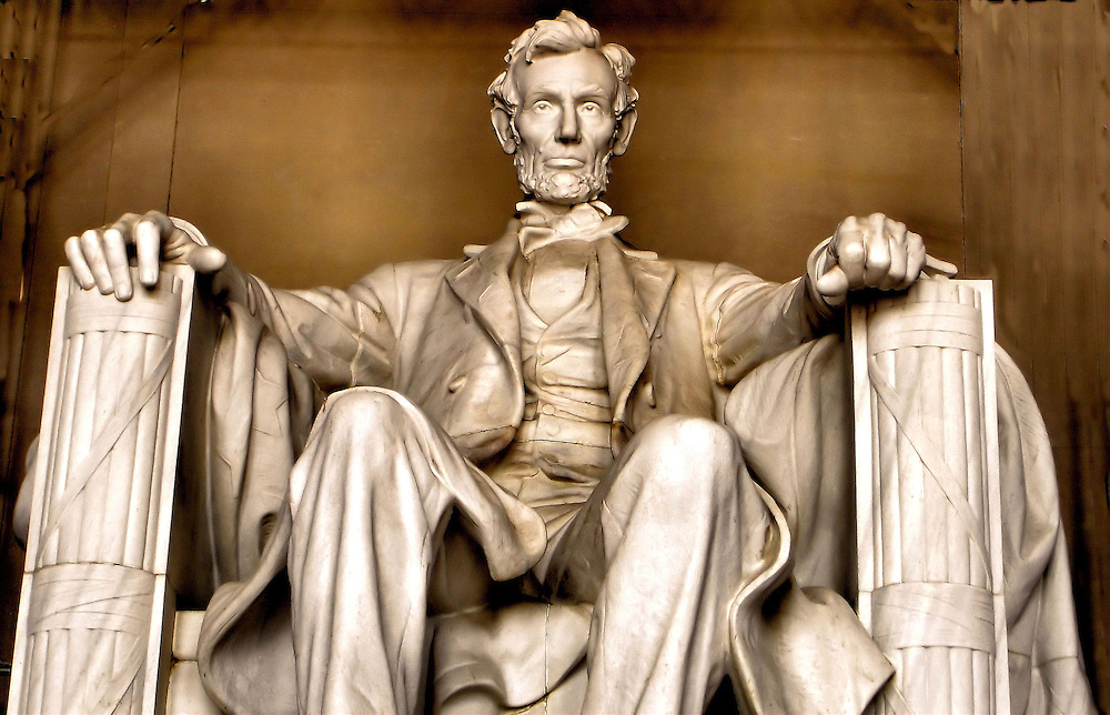 Abraham Lincoln Statue at the Lincoln Memorial, Washington DC