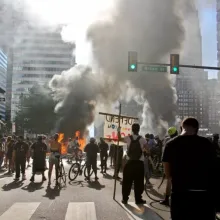 Philadelphia, Pennsylvania black lives matter protests were violent with rioting and arson