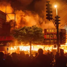 Minneapolis Minnisota black lives matter protests were violent